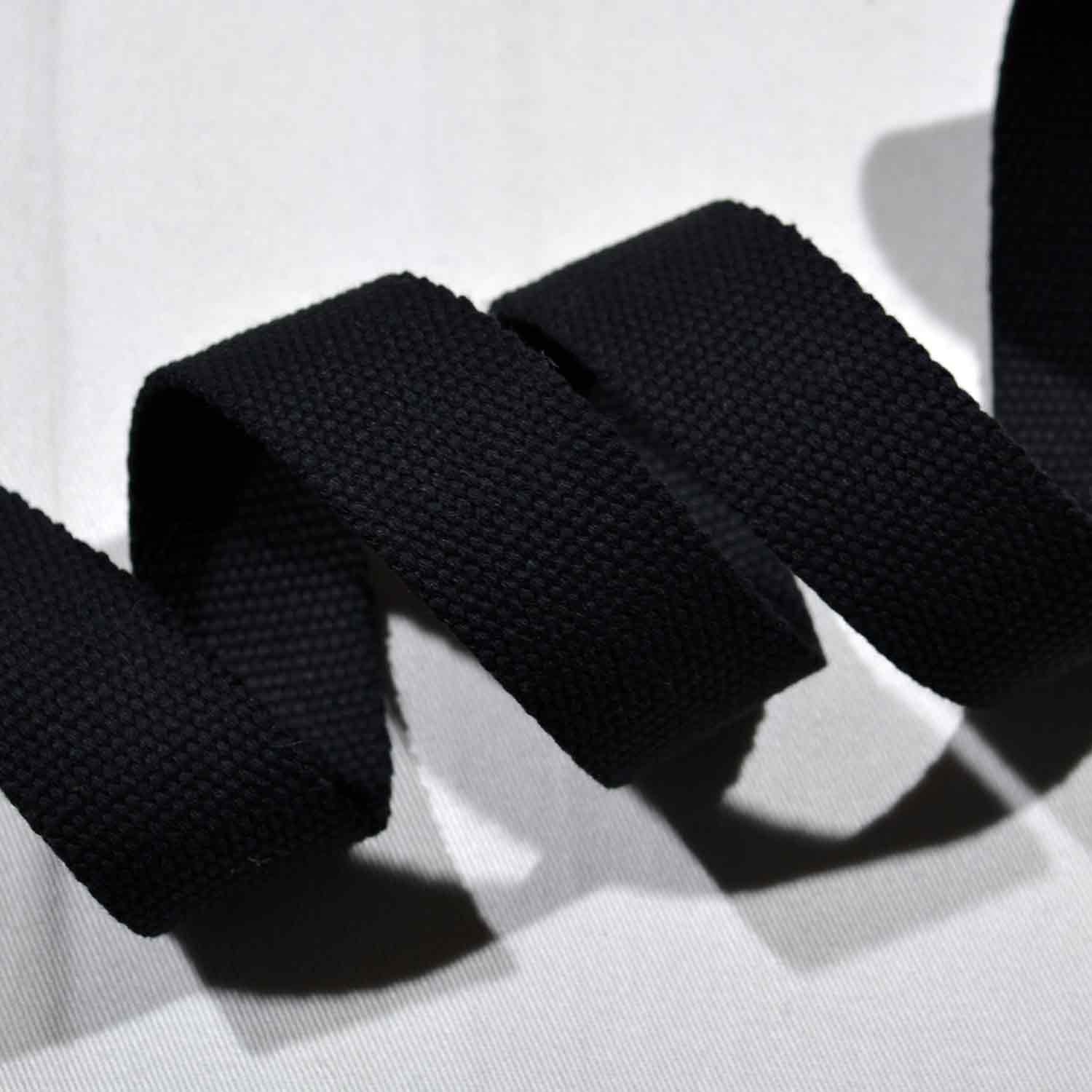 Gurtband 3cm Uni schwarz 1001 Gurtband 3cm Uni schwarz 1001