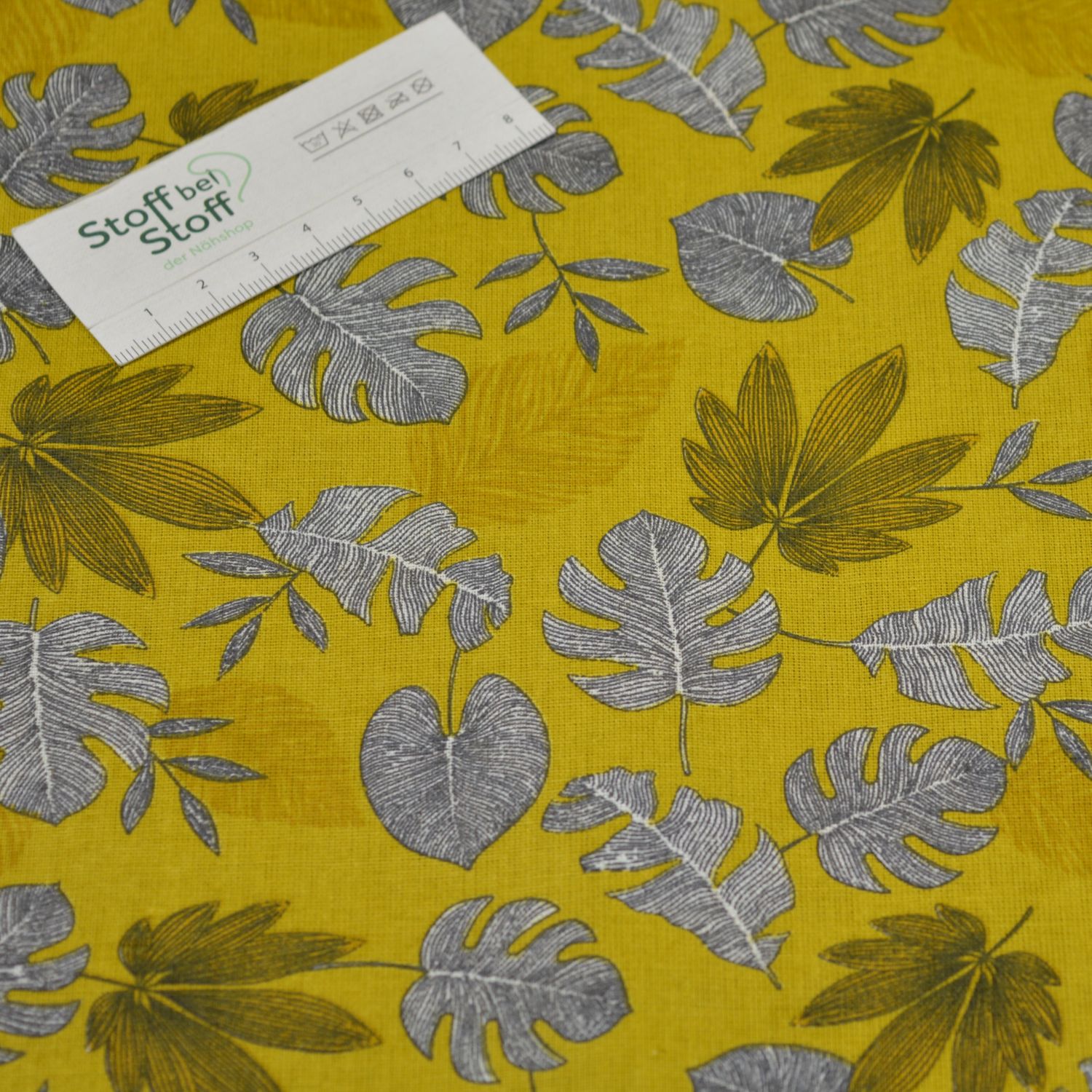 Baumwolle "Blätter" - SBS10415