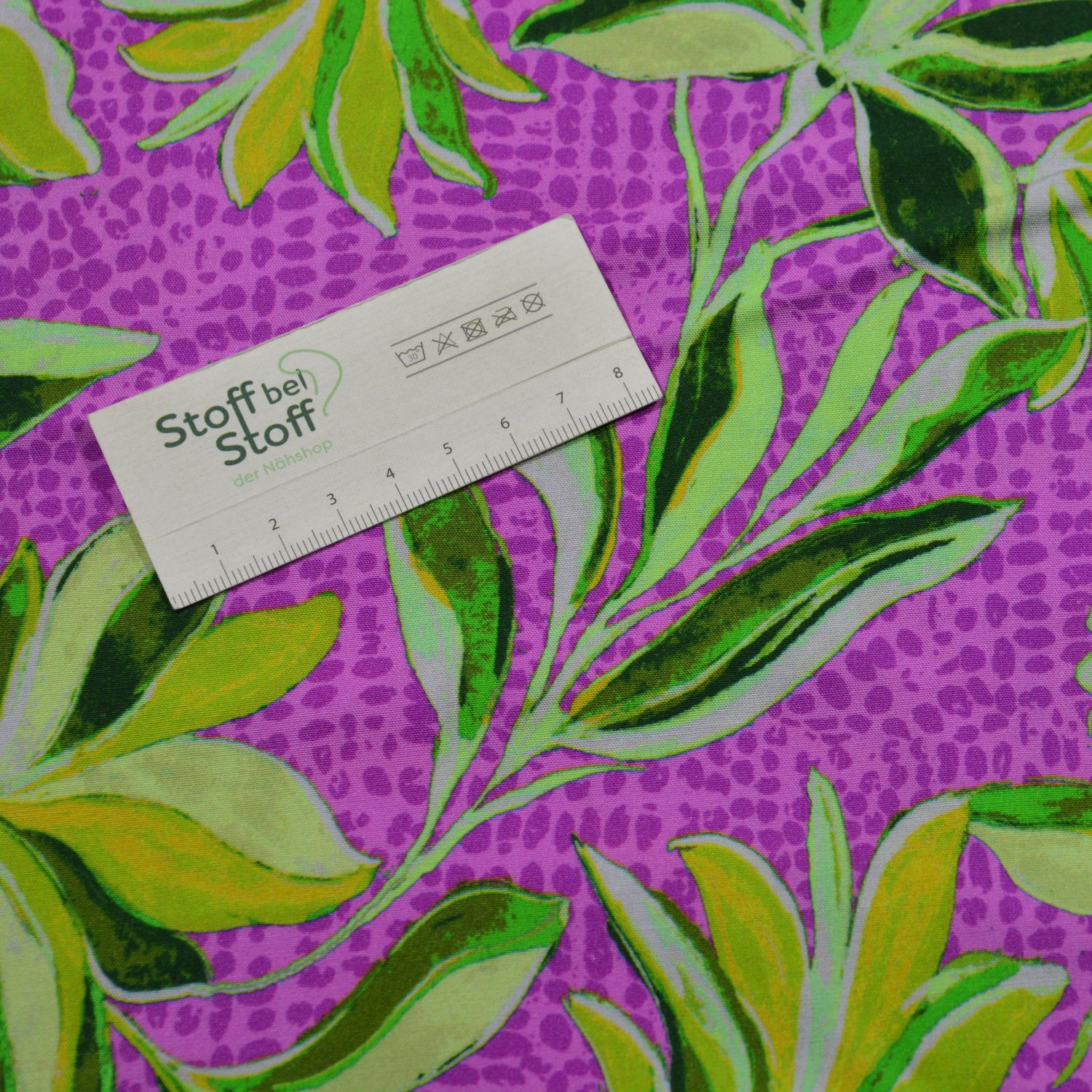 Viskose Stretch "Jungle Bloom Lila" SBS12789