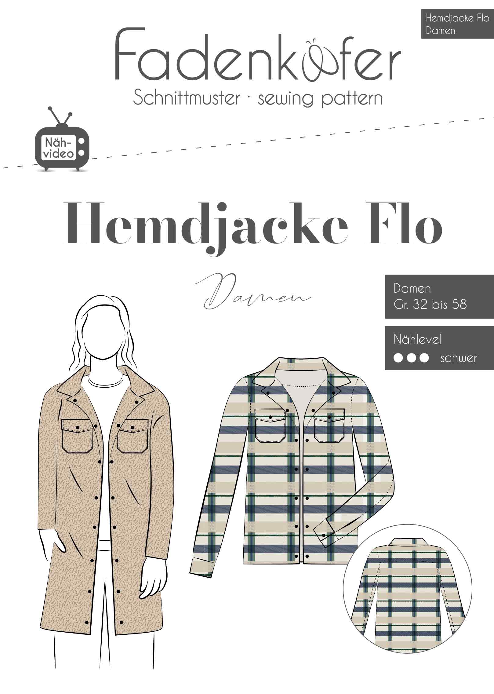 Hemdjacke Flo Damen Hemdjacke Flo Damen