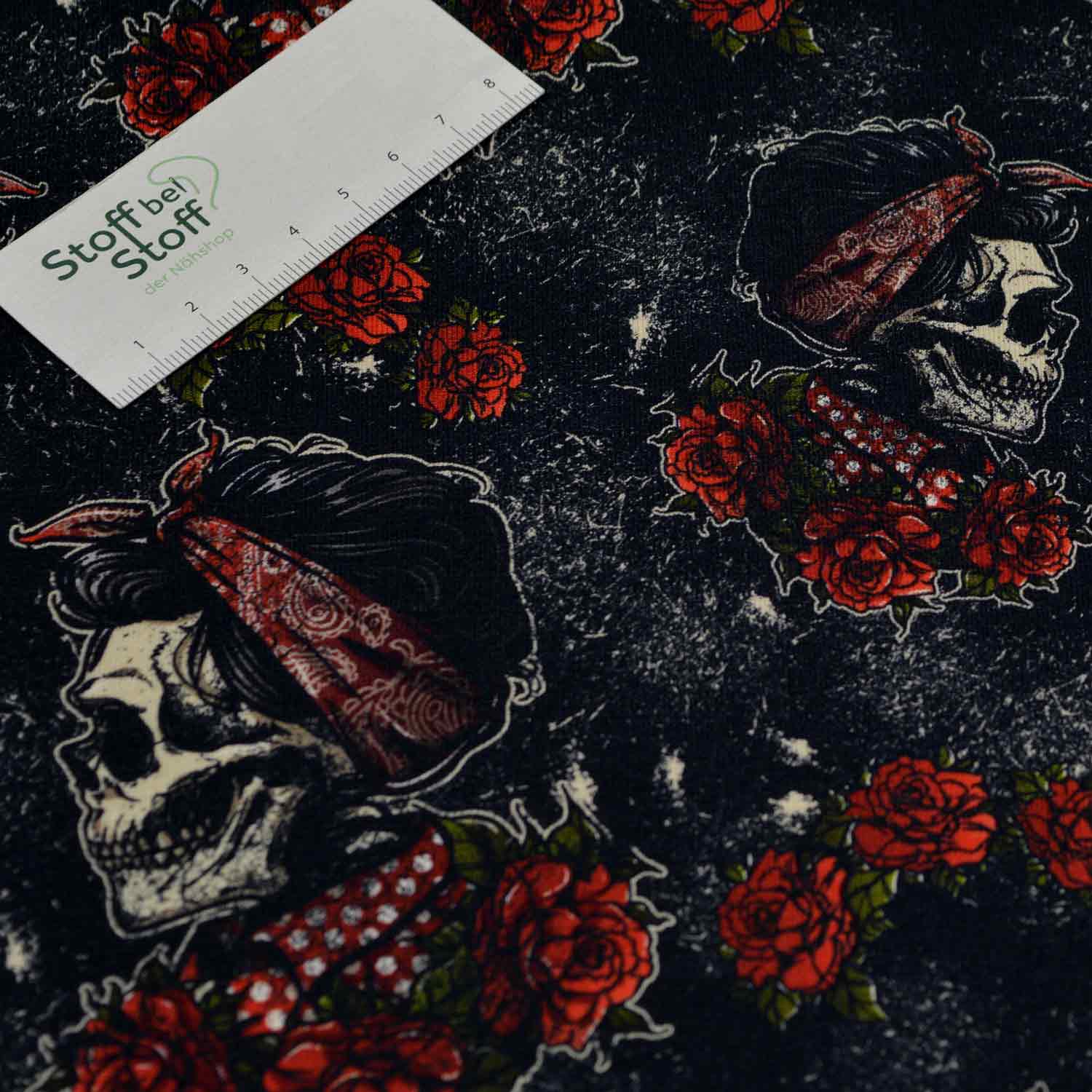 French Terry "Skulls'n Roses" - SBS10253 