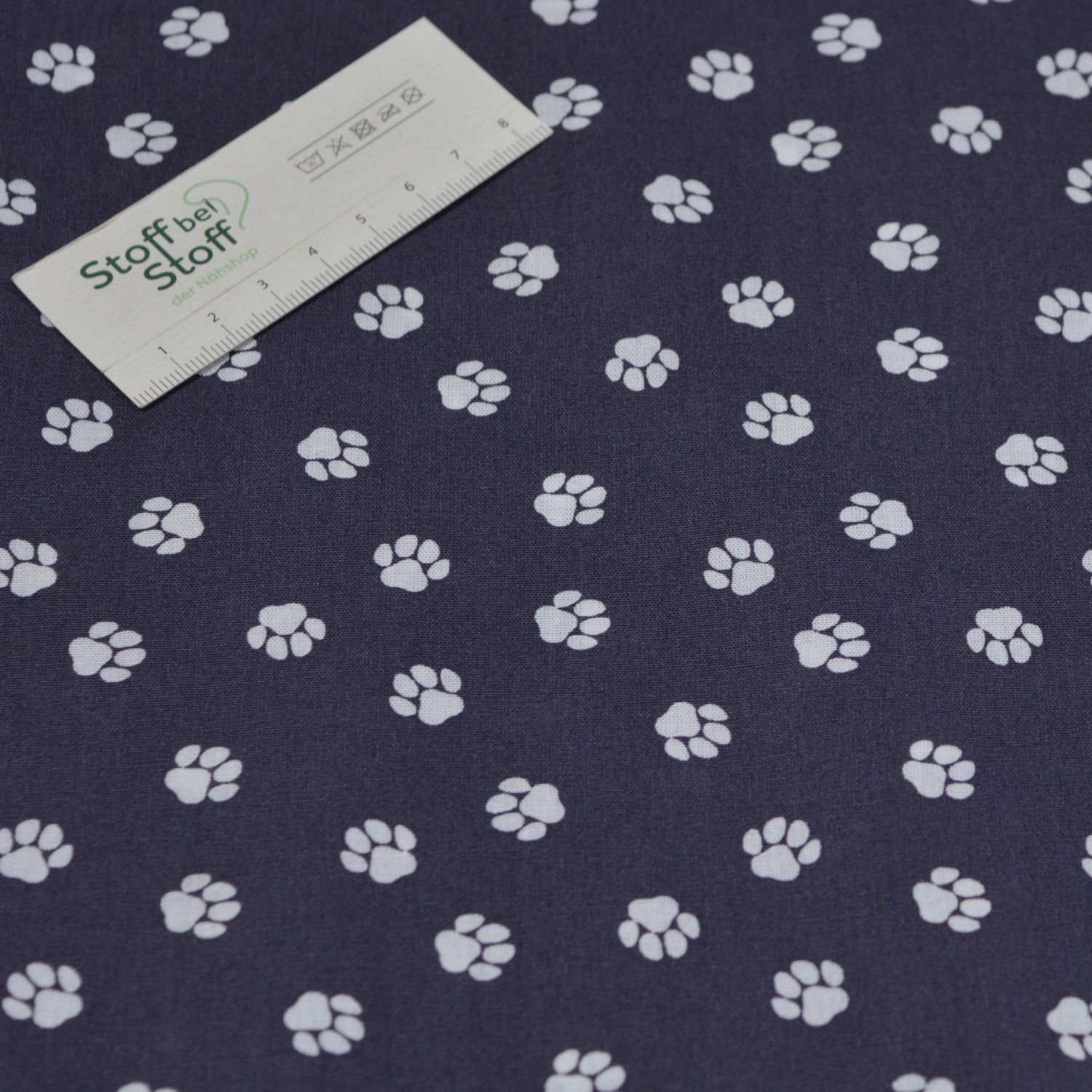 Baumwollstoff Stoff Pfoten Baumwolle Baumwolle 