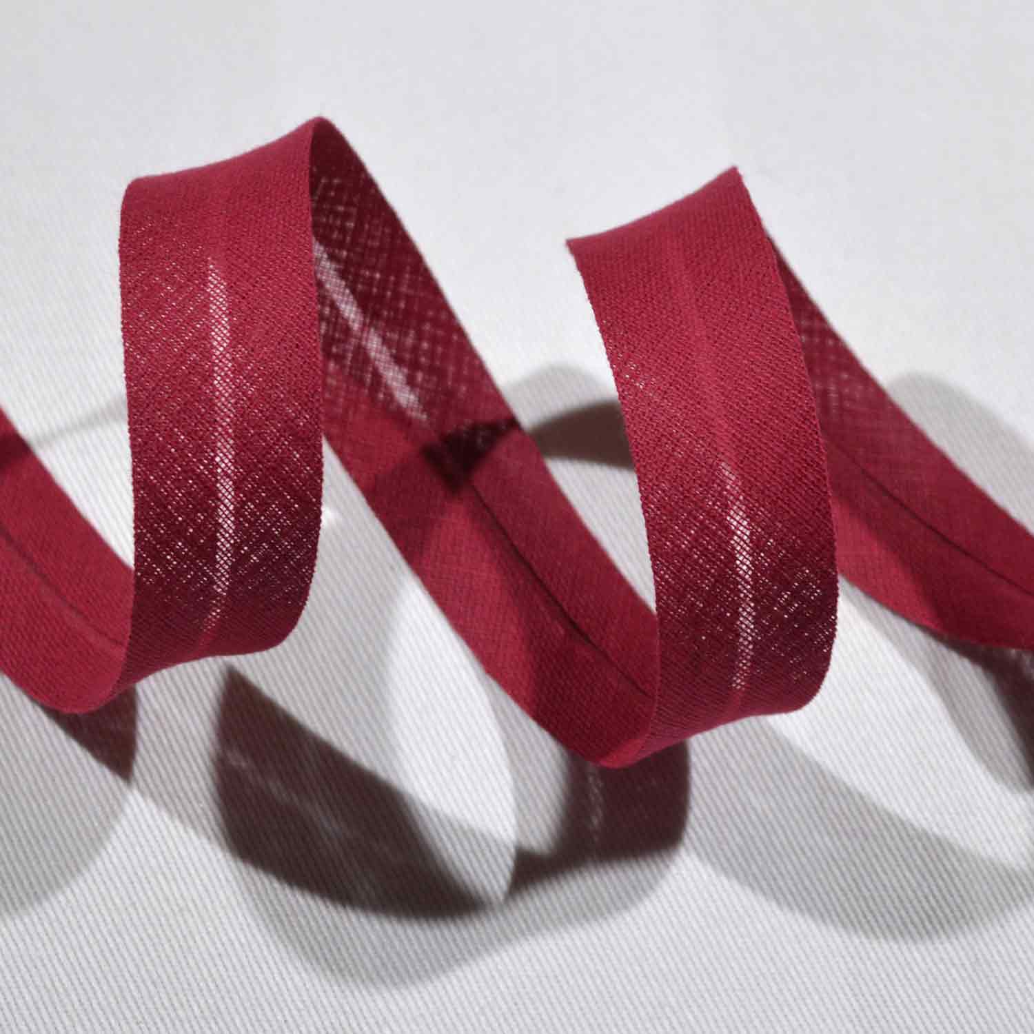 Schrägband 20mm Baumwolle uni - in mehr als 40 Farben