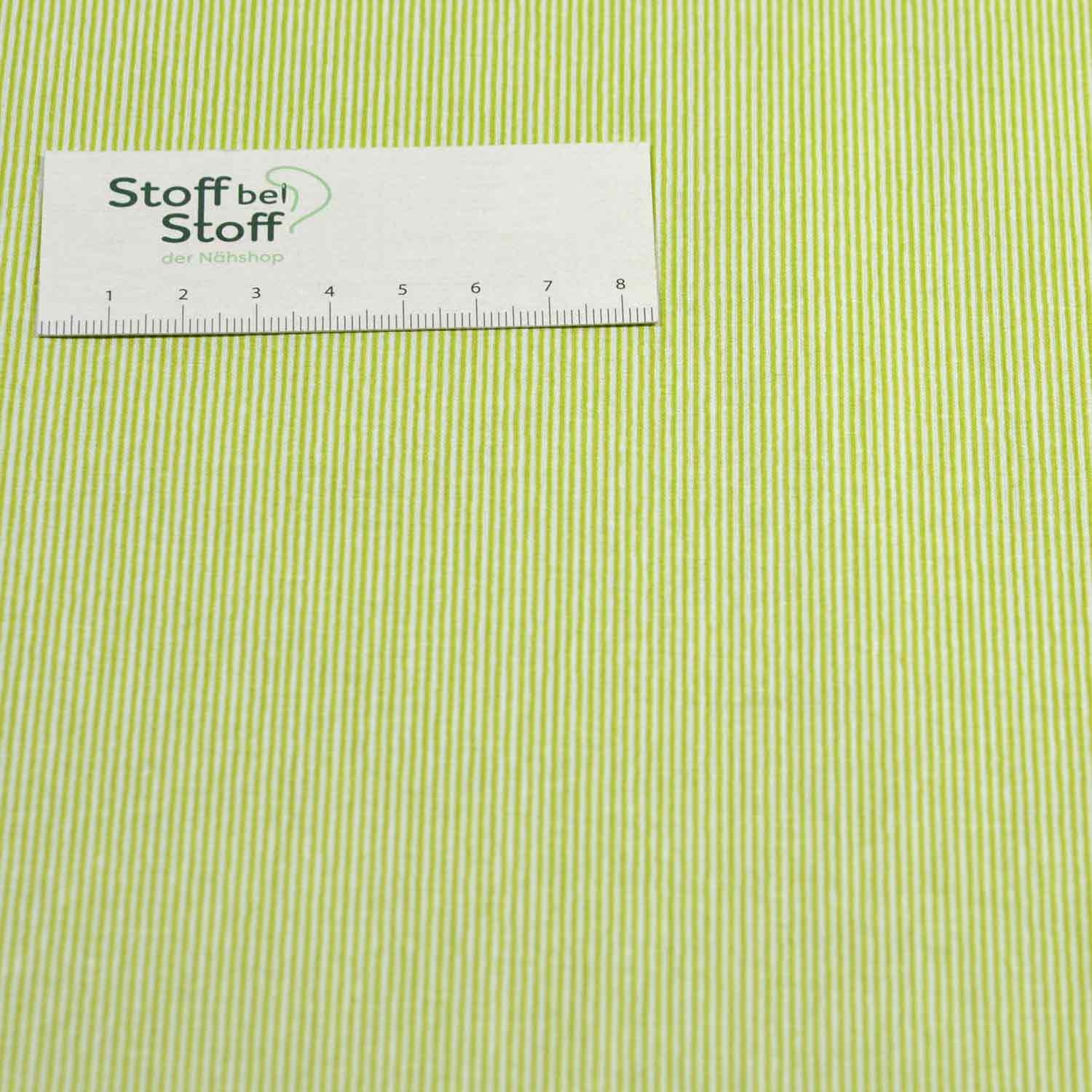 Baumwolle Streifen Kiwi - 1421 Baumwolle Streifen Kiwi - 1421