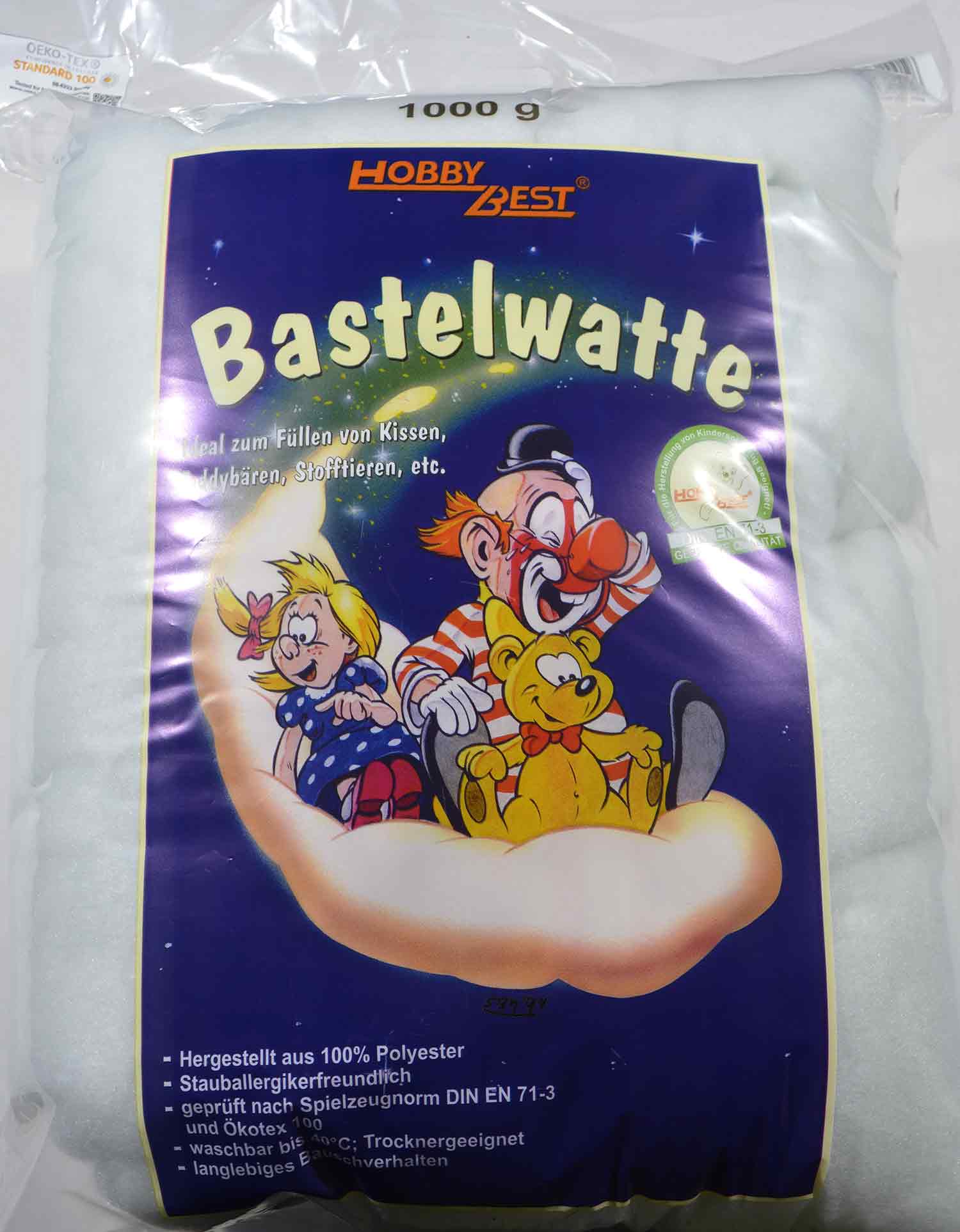 Bastelwatte 1000g SBS10971