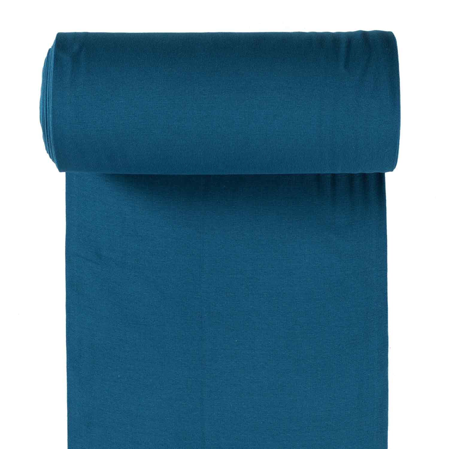 Bündchen uni Pfauenblau - 1121 Bündchen uni Pfauenblau - 1121