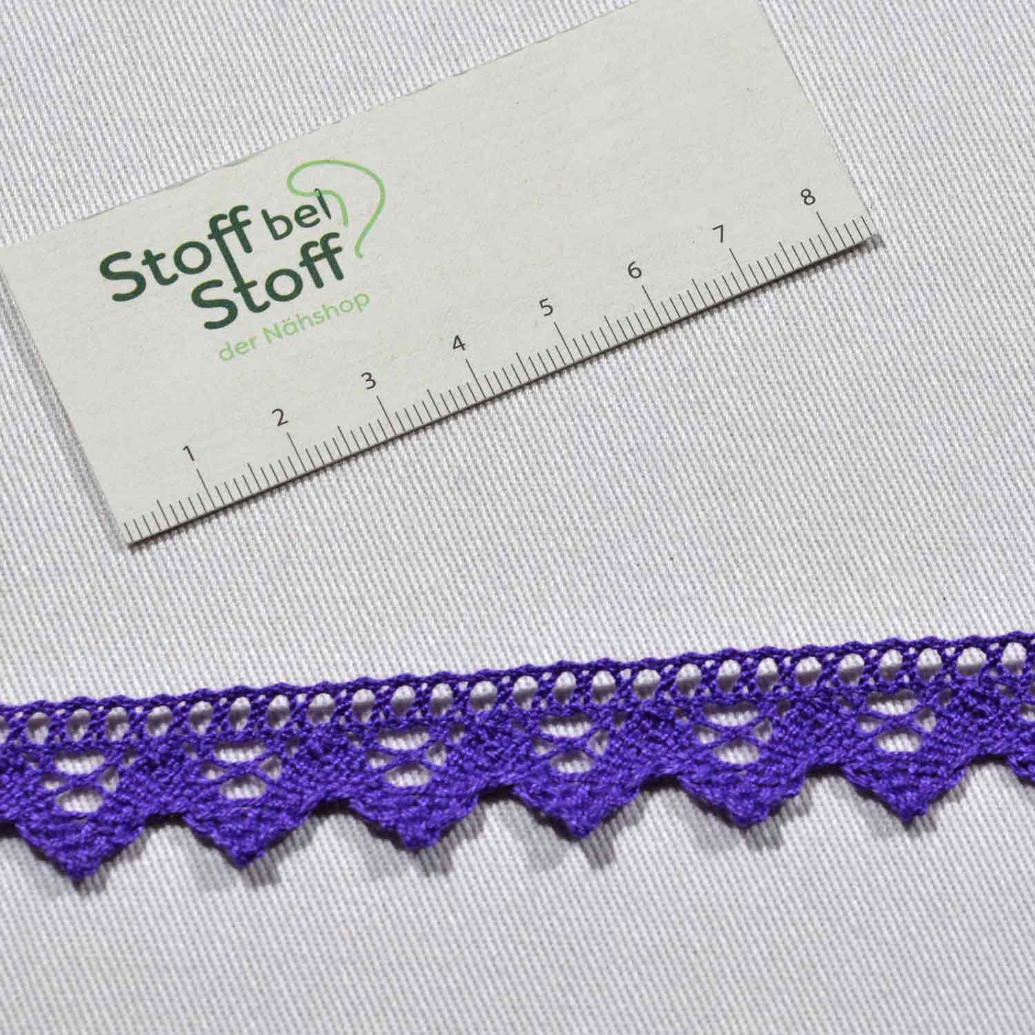 Baumwollspitze uni Lila SBS11563 2250 Baumwollspitze uni Lila SBS11563 2250