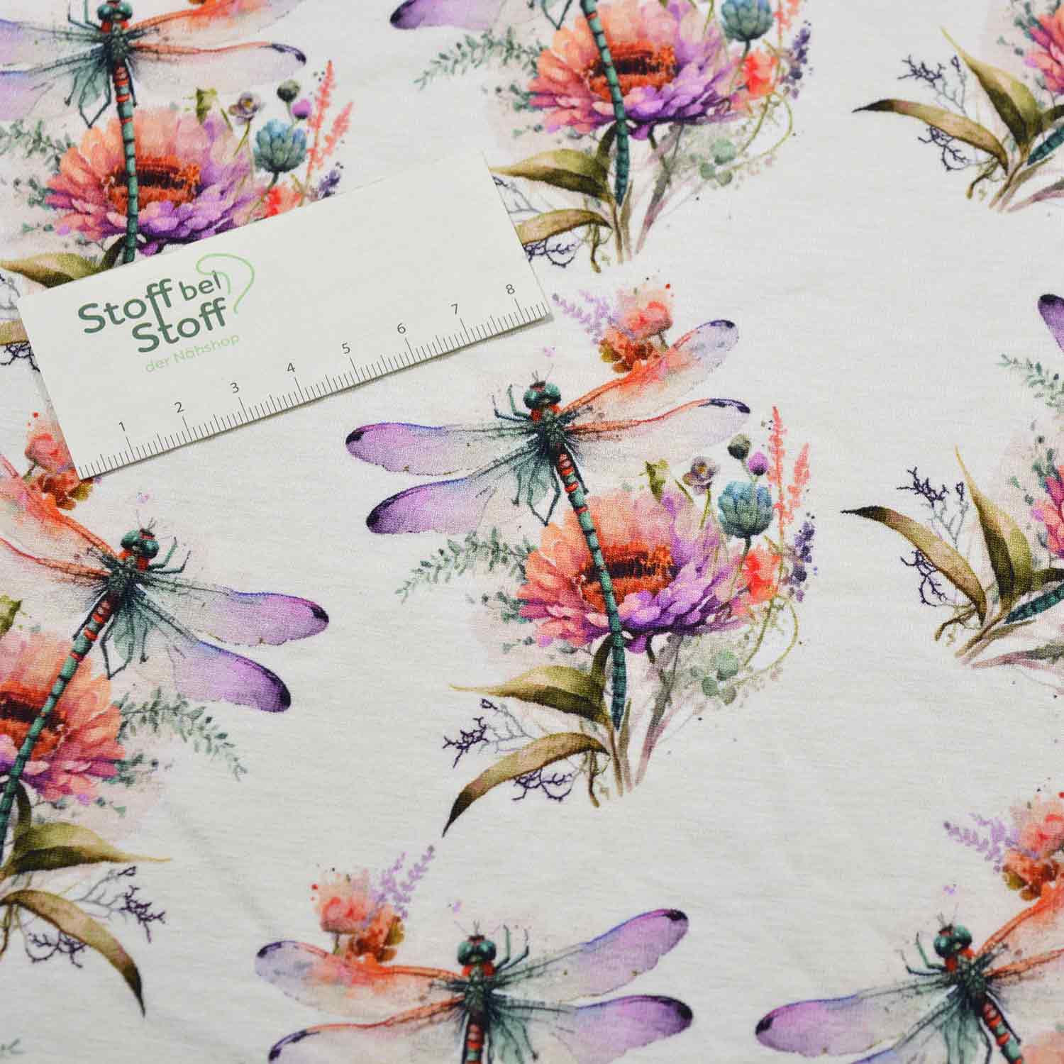 Baumwoll-Jersey Dina Libelle SBS11418 Baumwoll-Jersey Dina Libelle SBS11418