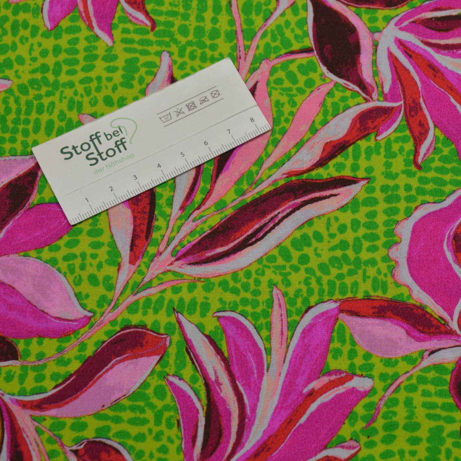 Viskose Stretch "Floral Neon Jungle" SBS12759