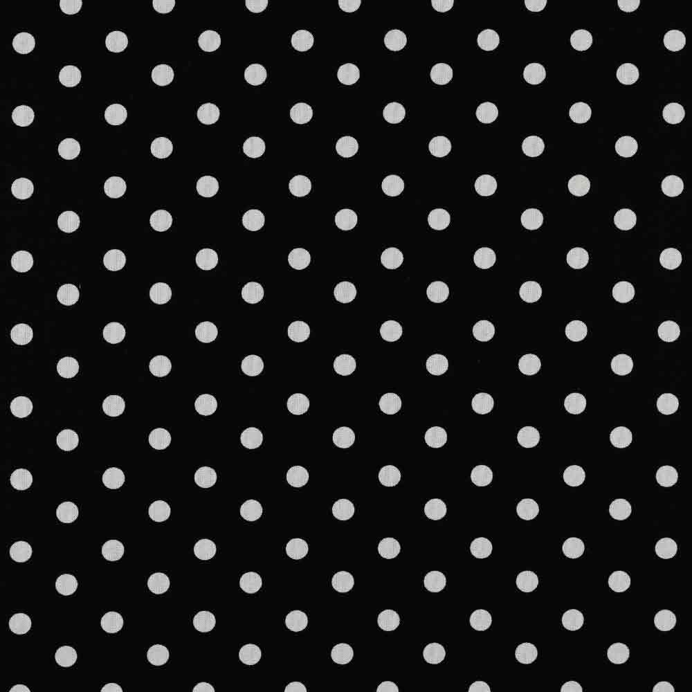 Baumwolle mit mittleren Punkten in schwarz - 1001 Baumwolle mit mittleren Punkten in schwarz - 1001
