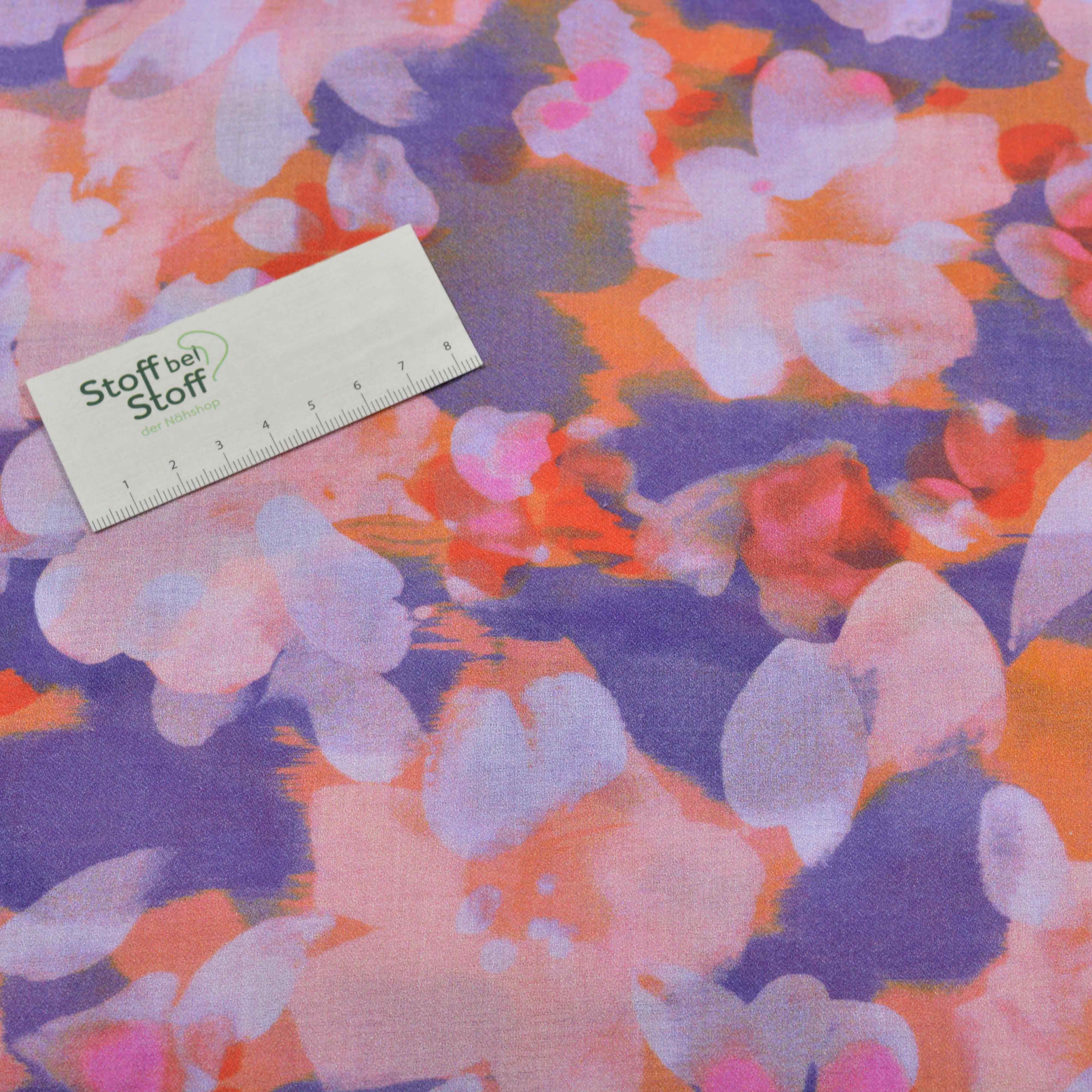 Baumwoll-Krepp Tanja Floral SBS11368 Baumwoll-Krepp Tanja Floral SBS11368